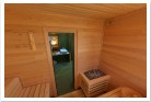 Luxury suite with sauna